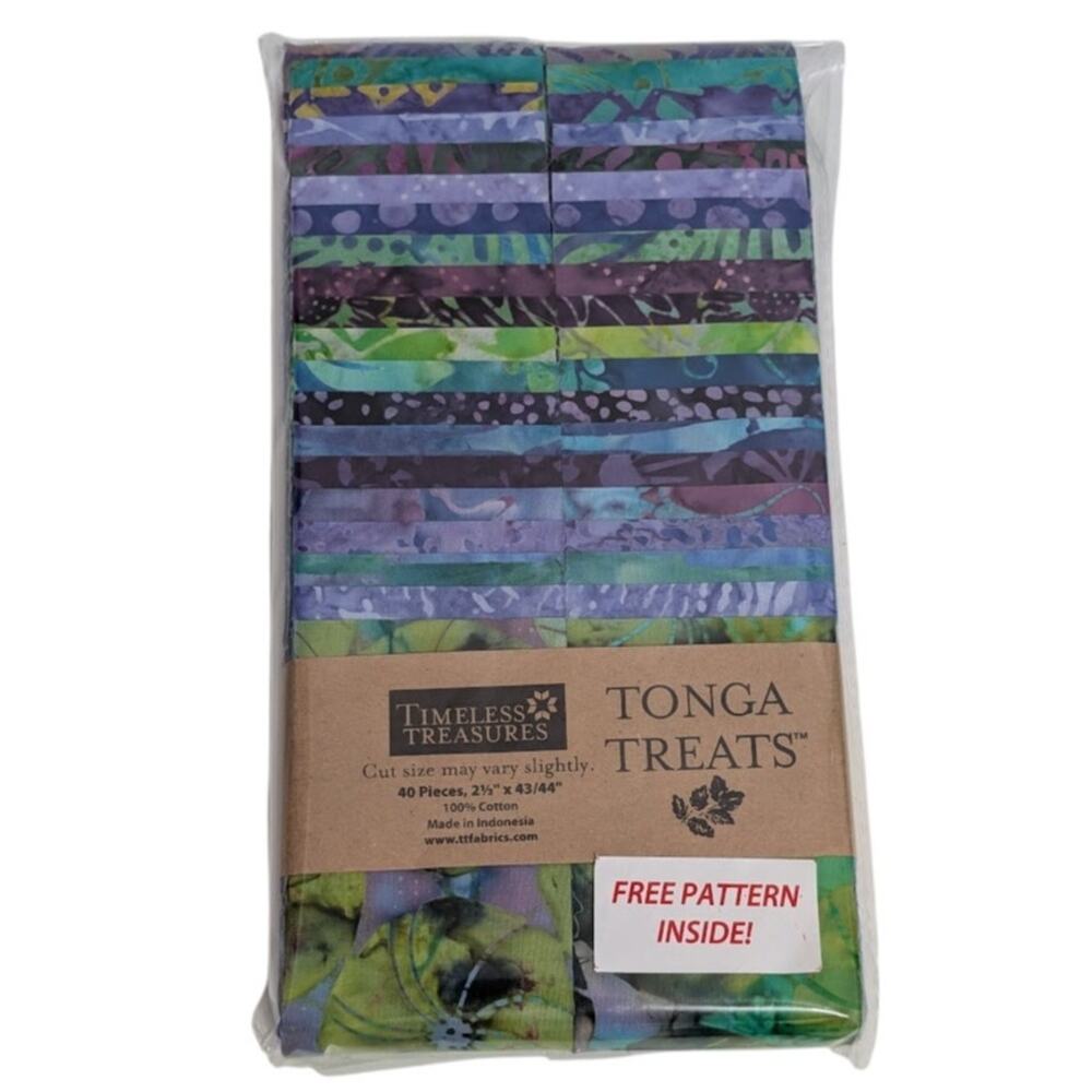 Tonga Treats Jamboree Batik Jelly Roll by Timeless Trends